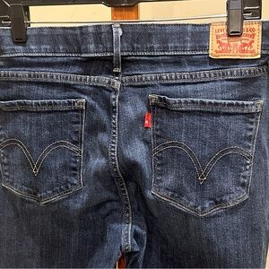 Levi's 525 Dark Blue Straight Leg Women's Jeans